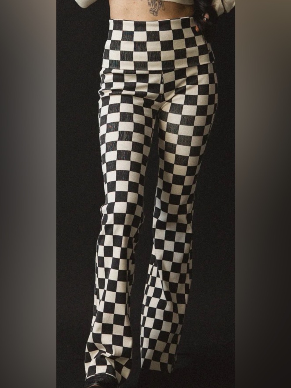 Hell Babes Reckless Lounge Pant -Checker Size Small